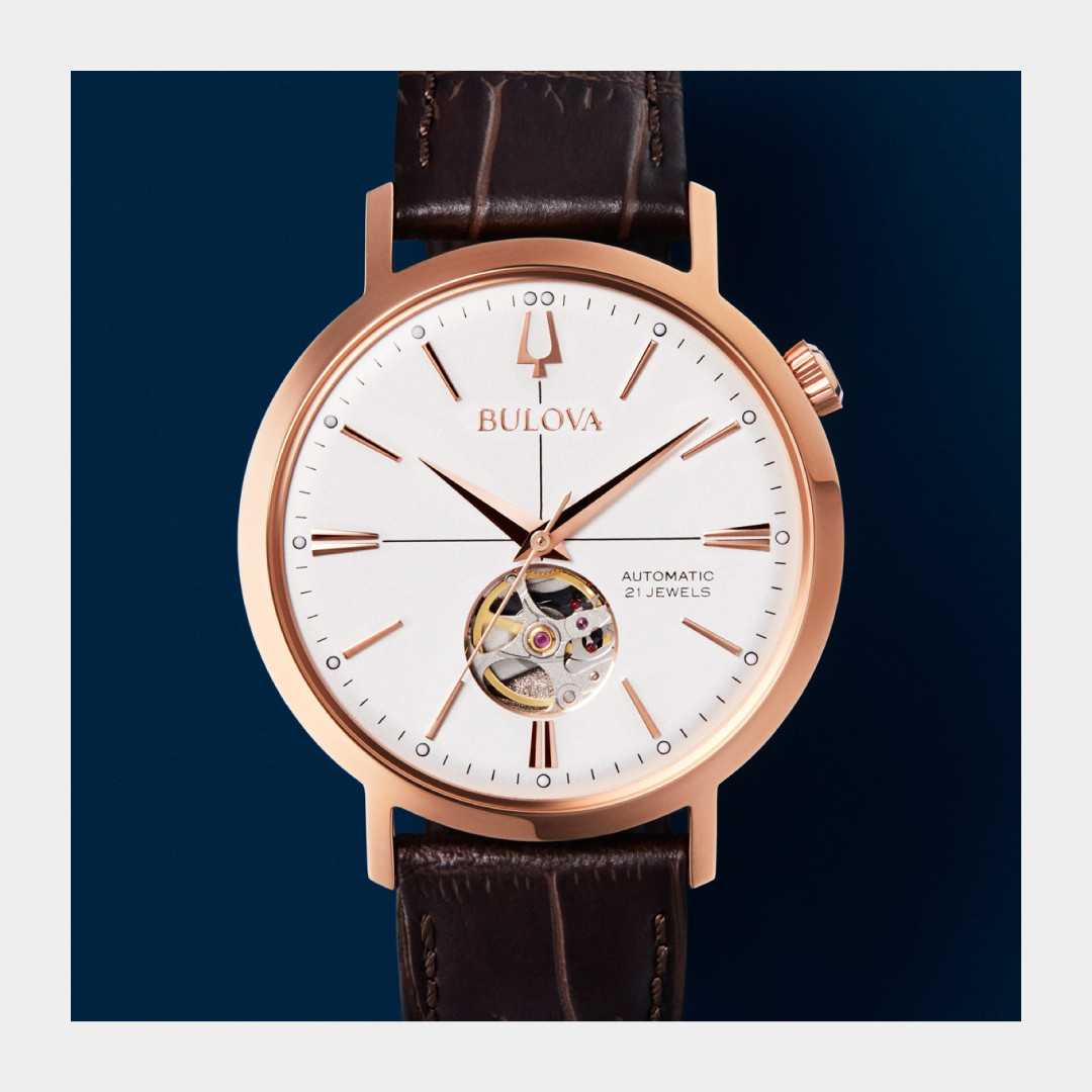 Bulova 97A136 Rattigan Watch Wexford Classic Men\'s Automatic - Jewellers John